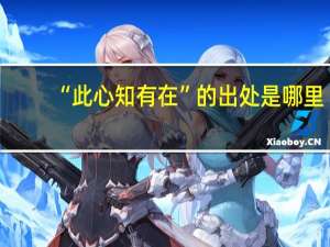 “此心知有在”的出处是哪里
