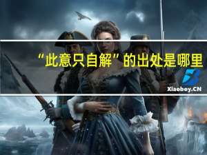 “此意只自解”的出处是哪里