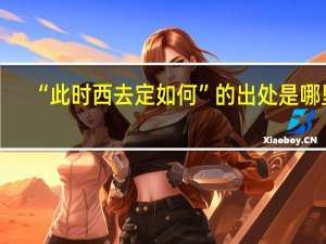 “此时西去定如何”的出处是哪里