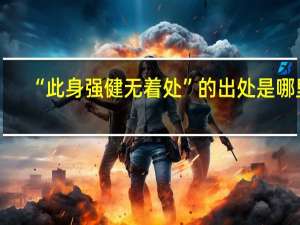 “此身强健无着处”的出处是哪里