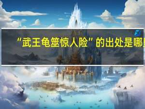 “武王龟筮惊人险”的出处是哪里
