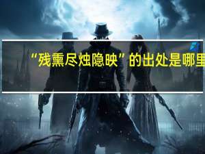 “残熏尽烛隐映”的出处是哪里