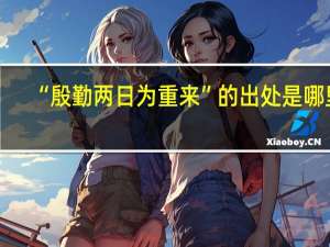 “殷勤两日为重来”的出处是哪里