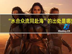“水合众流同赴海”的出处是哪里
