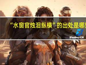 “水窗官烛泪纵横”的出处是哪里