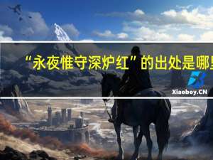 “永夜惟守深炉红”的出处是哪里