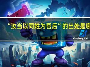 “汝当以同姓为吾后”的出处是哪里