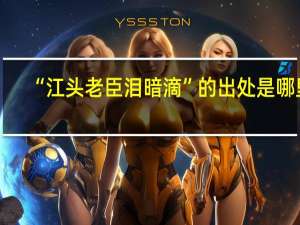 “江头老臣泪暗滴”的出处是哪里