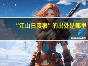 “江山日寂寥”的出处是哪里