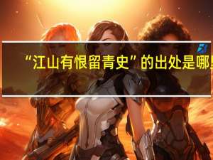 “江山有恨留青史”的出处是哪里