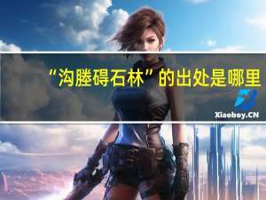 “沟塍碍石林”的出处是哪里