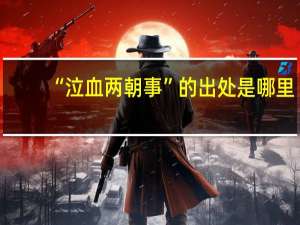 “泣血两朝事”的出处是哪里