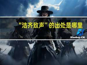 “洁齐致声”的出处是哪里