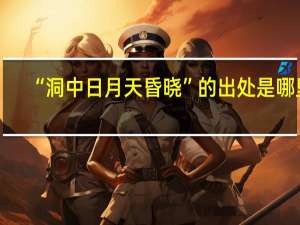 “洞中日月天昏晓”的出处是哪里