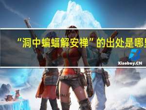 “洞中蝙蝠解安禅”的出处是哪里