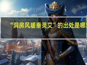 “洞房风暖垂灵艾”的出处是哪里