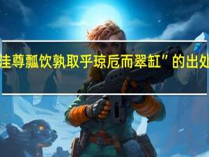 “洼尊瓢饮孰取乎琼卮而翠缸”的出处是哪里