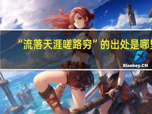 “流落天涯嗟路穷”的出处是哪里