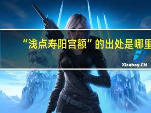 “浅点寿阳宫额”的出处是哪里