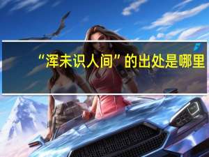 “浑未识人间”的出处是哪里