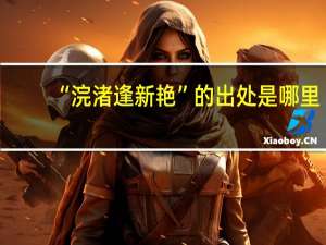 “浣渚逢新艳”的出处是哪里