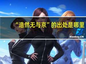 “浩然无与京”的出处是哪里