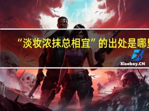“淡妆浓抹总相宜”的出处是哪里