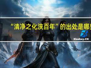 “清净之化浃百年”的出处是哪里