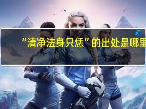 “清净法身只恁”的出处是哪里