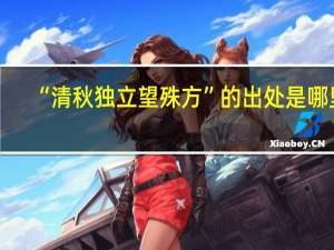 “清秋独立望殊方”的出处是哪里