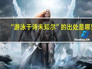 “游泳于诗未知尔”的出处是哪里