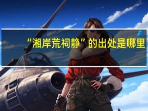 “湘岸荒祠静”的出处是哪里