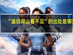 “溢目湖山看不足”的出处是哪里