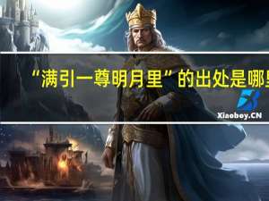 “满引一尊明月里”的出处是哪里