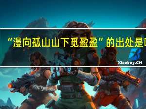 “漫向孤山山下觅盈盈”的出处是哪里