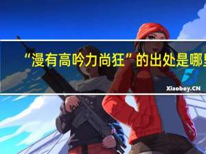 “漫有高吟力尚狂”的出处是哪里