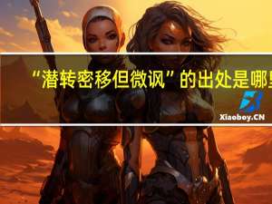 “潜转密移但微讽”的出处是哪里