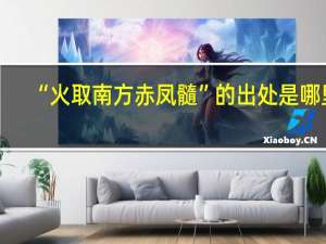 “火取南方赤凤髓”的出处是哪里