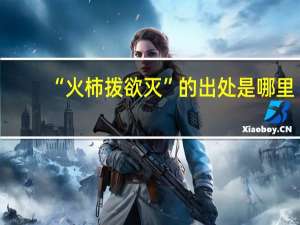 “火柿拨欲灭”的出处是哪里