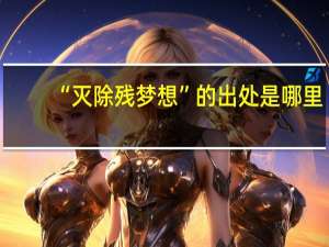 “灭除残梦想”的出处是哪里