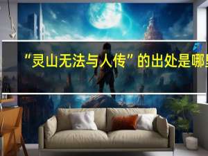 “灵山无法与人传”的出处是哪里