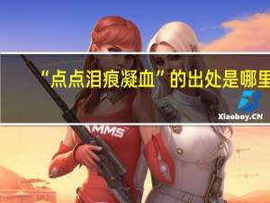 “点点泪痕凝血”的出处是哪里