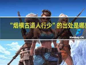 “烟横古道人行少”的出处是哪里