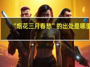 “烟花三月春愁”的出处是哪里