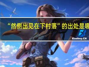 “然侧出见在下村落”的出处是哪里
