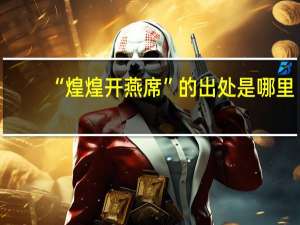 “煌煌开燕席”的出处是哪里