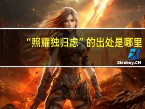 “照耀独归虑”的出处是哪里