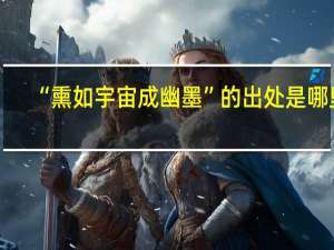 “熏如宇宙成幽墨”的出处是哪里