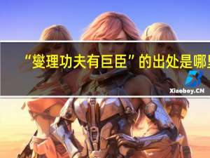 “燮理功夫有巨臣”的出处是哪里