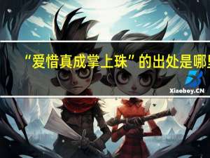 “爱惜真成掌上珠”的出处是哪里